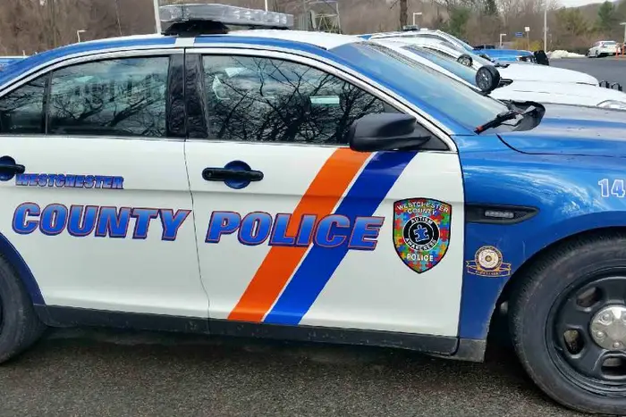 A Westchester County police car.